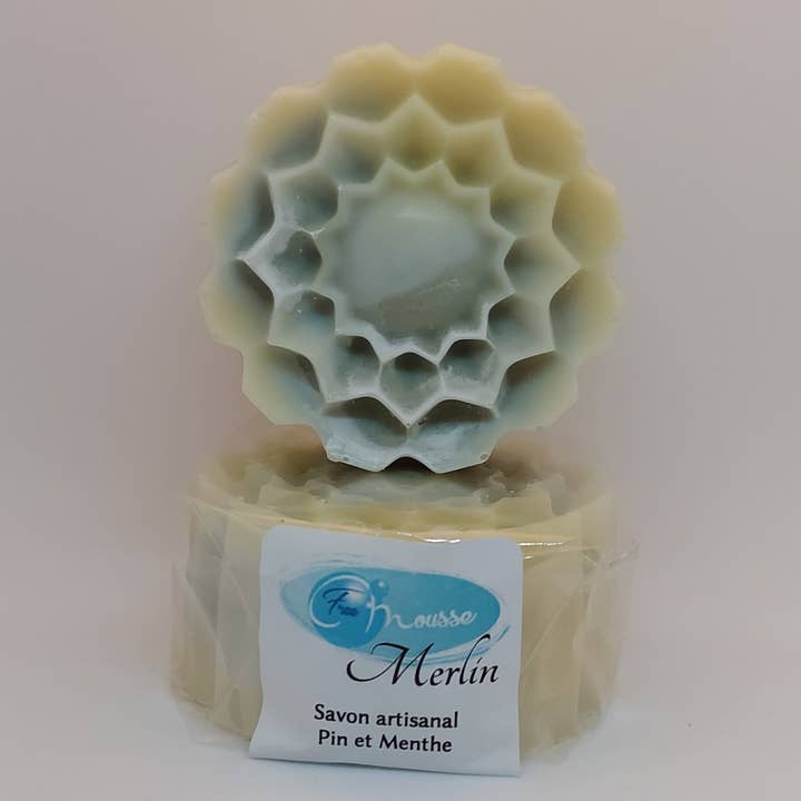 Free Mousse - Wholesale Bar Soap - Merlin - Superfatted Soap Pine and Mint1