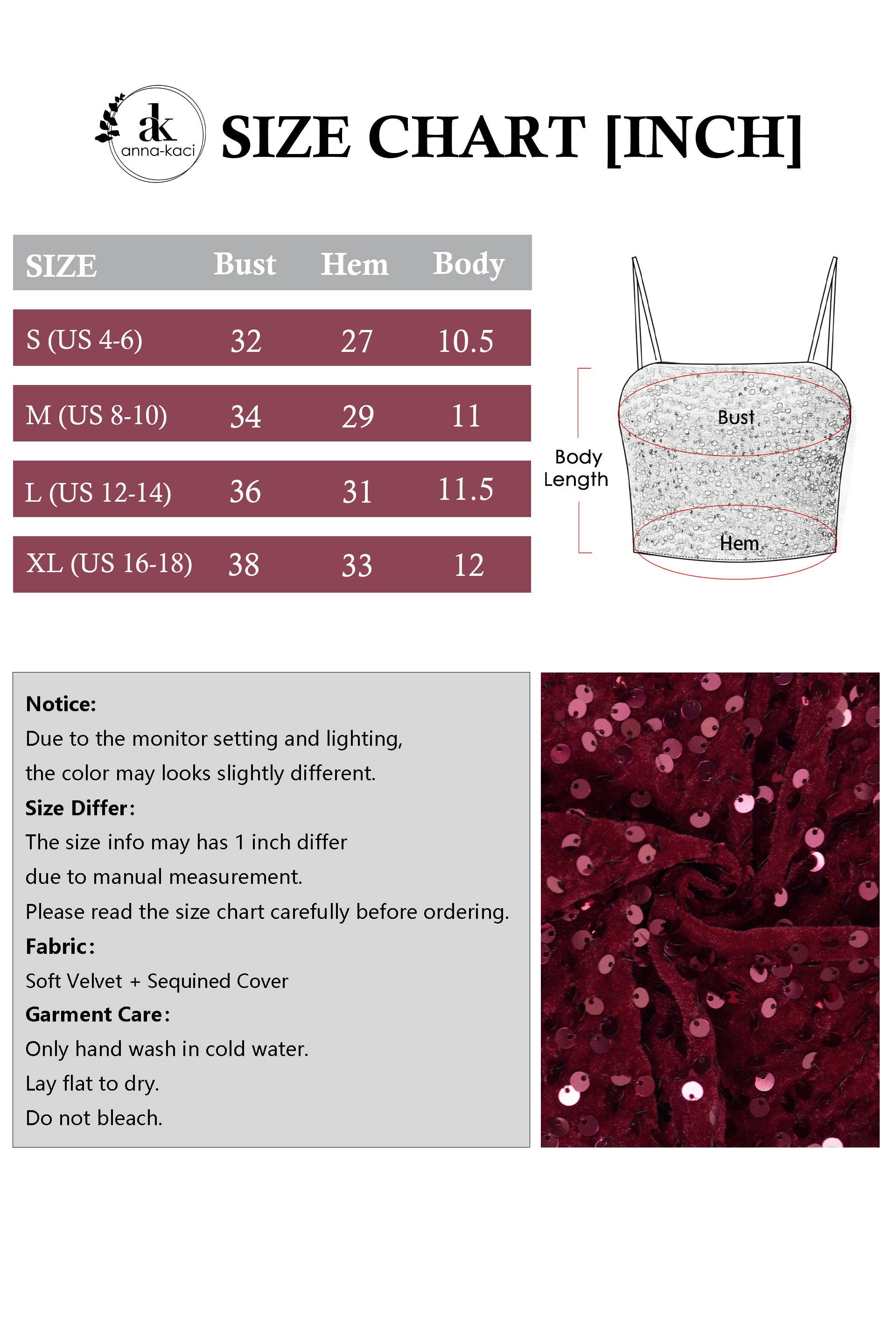 Anna Kaci Wholesale - Wholesale Camisole - Women's - Sparkly Sequin Cami Tops Crop Club Party Glitter Spaghetti17