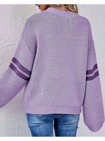 HIDDENBRAND - Wholesale Knit Sweater - Women's - Crewneck Pullover Love Long-Sleeved Knit Sweater18