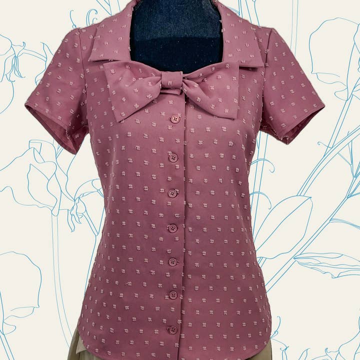 Tatyana Clothing - Wholesale Blouse - Women's - Bonnie Bow Blouse