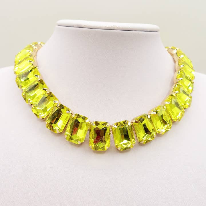 Daemon srls - Wholesale Beaded/Pearl Necklace - MARGOT collier con pietre sfaccettate - gold11