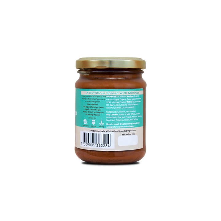 Sapphy - Wholesale Nut butter - Sapphy Premium HazelMoringa Spread – 250g | Superfood Blend with Moringa & Omega-3 | Palm Oil-Free1