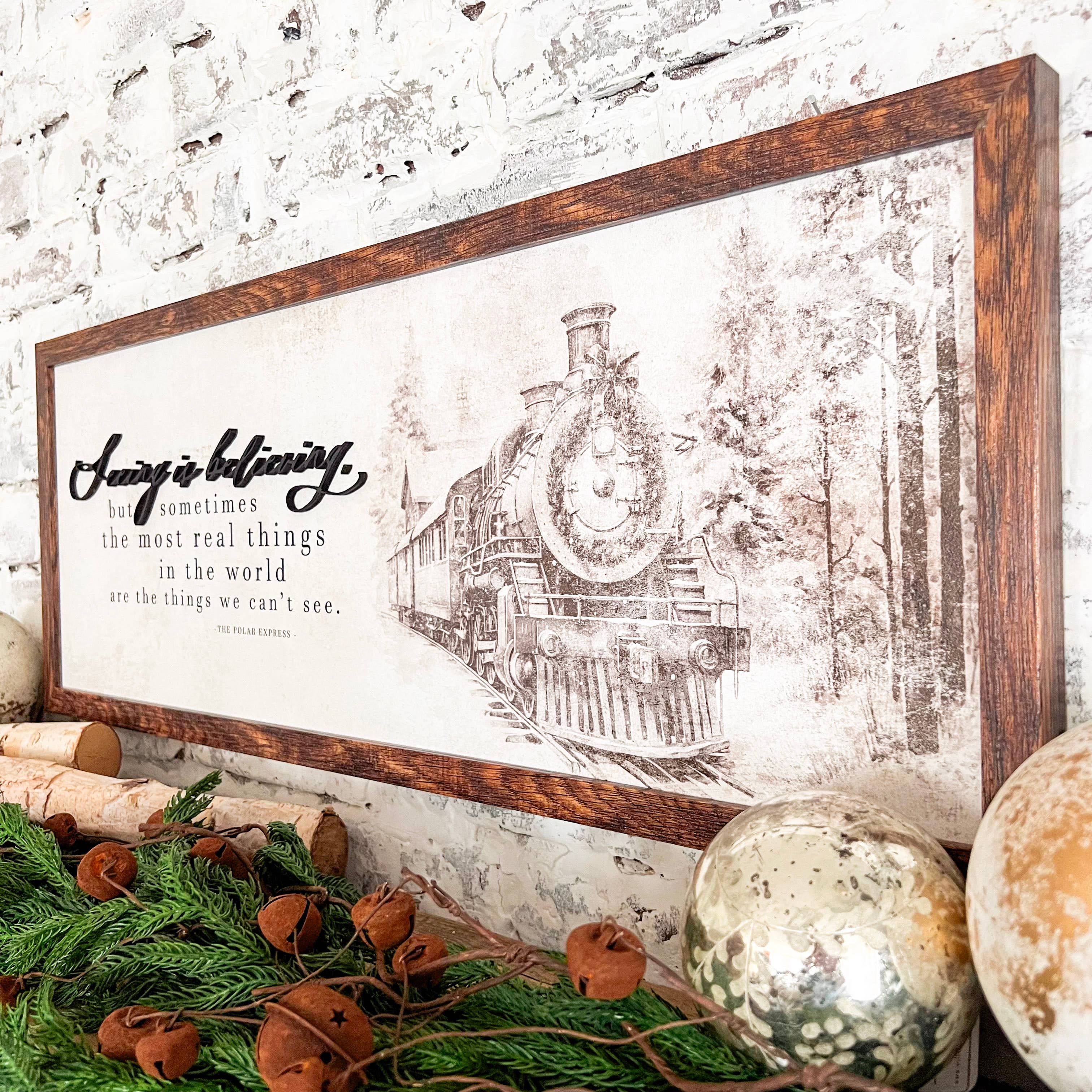 WillowBee Signs & Designs – wholesale Skylt – Att se är att tro på Polar Express julskylt2