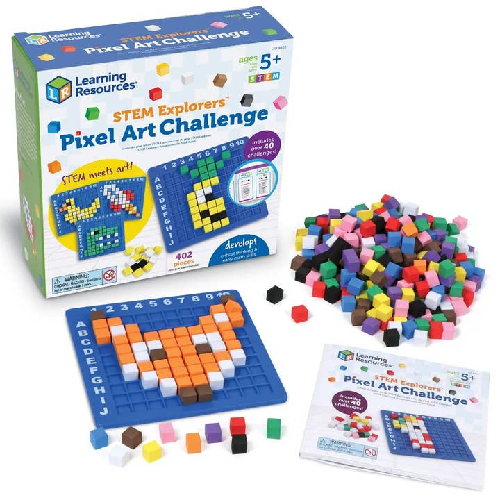 Learning Resources - Wholesale Toy Set - Kids - Stem Explorers Pixel Art Challenge3