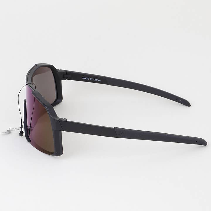 MIX KIDS Bright Polycarbonate Shield Sunglasses for wholesale on Faire