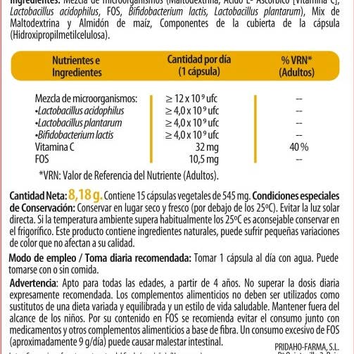 Pridahofarma - Wholesale Oral Supplement/Vitamin - H4U Probiotic 15 vegetable capsules1