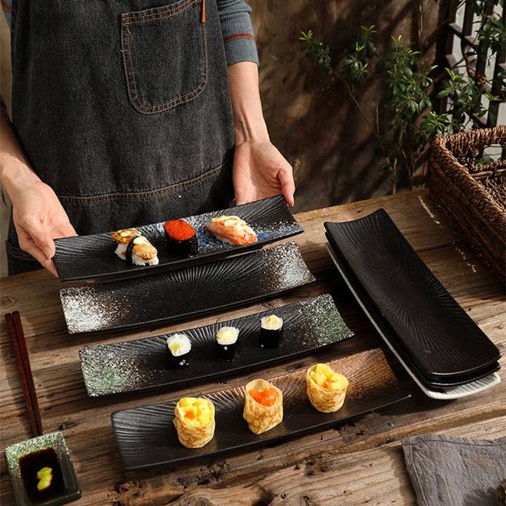 BRECK + FOX - Wholesale Serving Plate - Minimalist Sushi Plates2