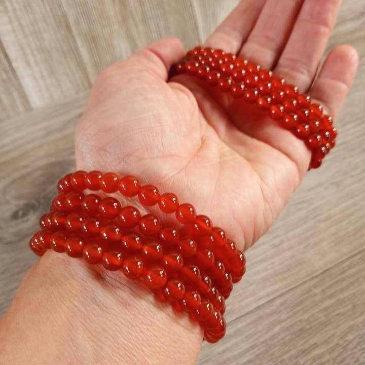 Keystone Crystals - Wholesale Beaded Bracelet - Gemstone Beaded Bracelets 6mm – Bulk Crystal Stretchy