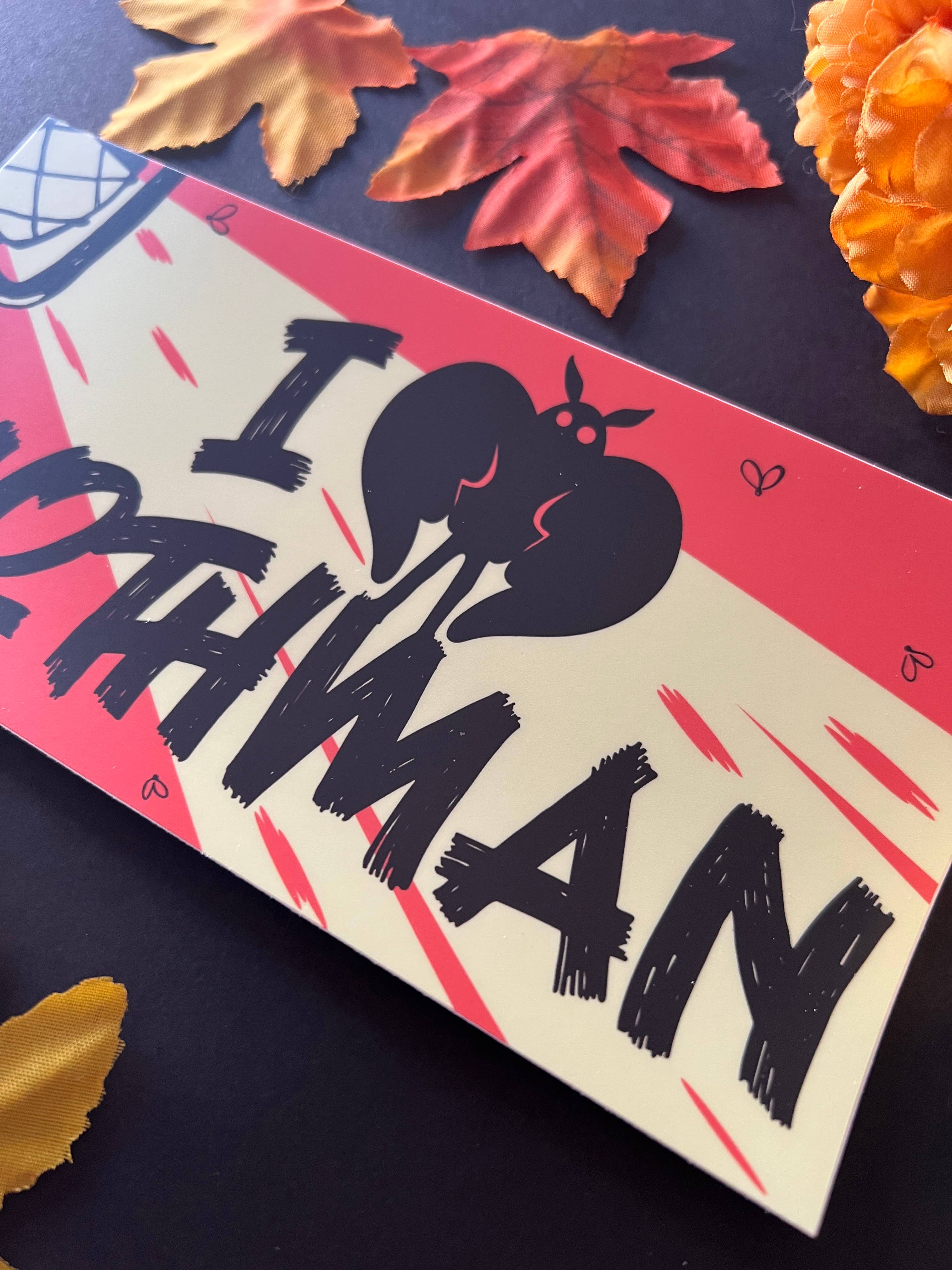 Fox and Brambles - Wholesale Sticker - I Love Mothman. Cryptid Bumper Sticker.5