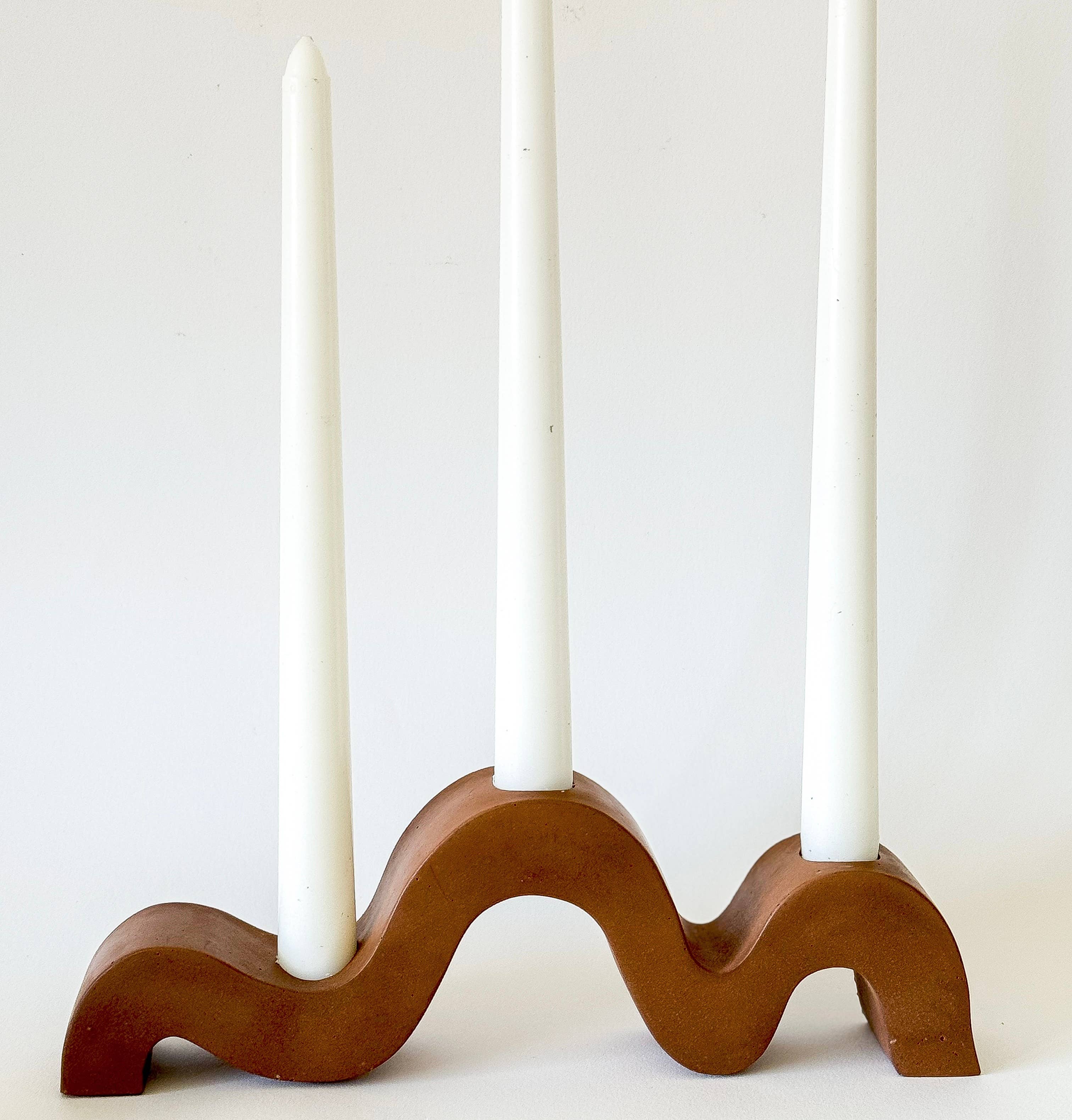 Sunday Nomad - Wholesale Candle Holder - Wavy Taper Candle Holder | Candlestick Holder1