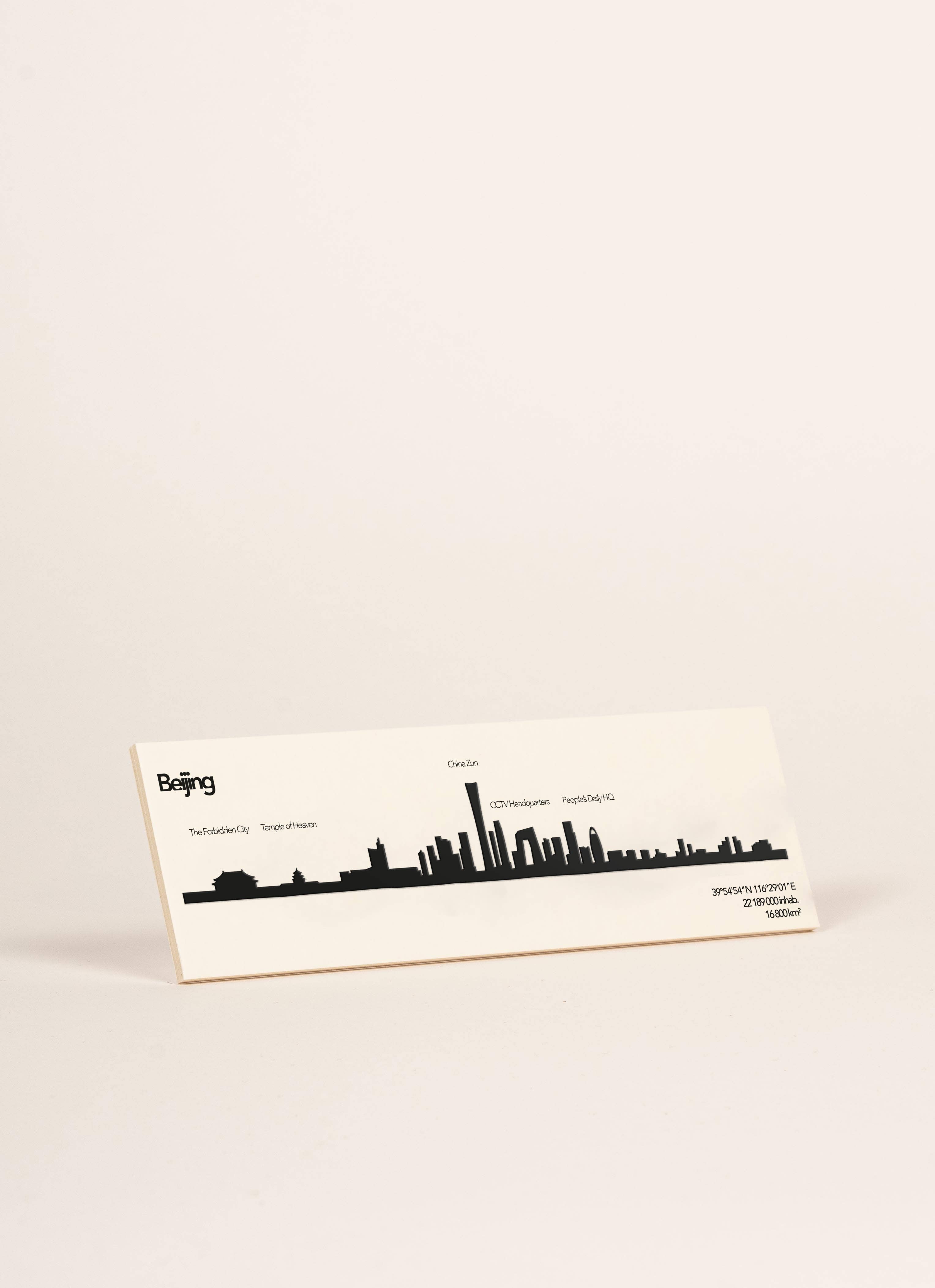 The Line - Wholesale Wall Accent - Wall Decor - Beijing Skyline - Mini (19cm)3