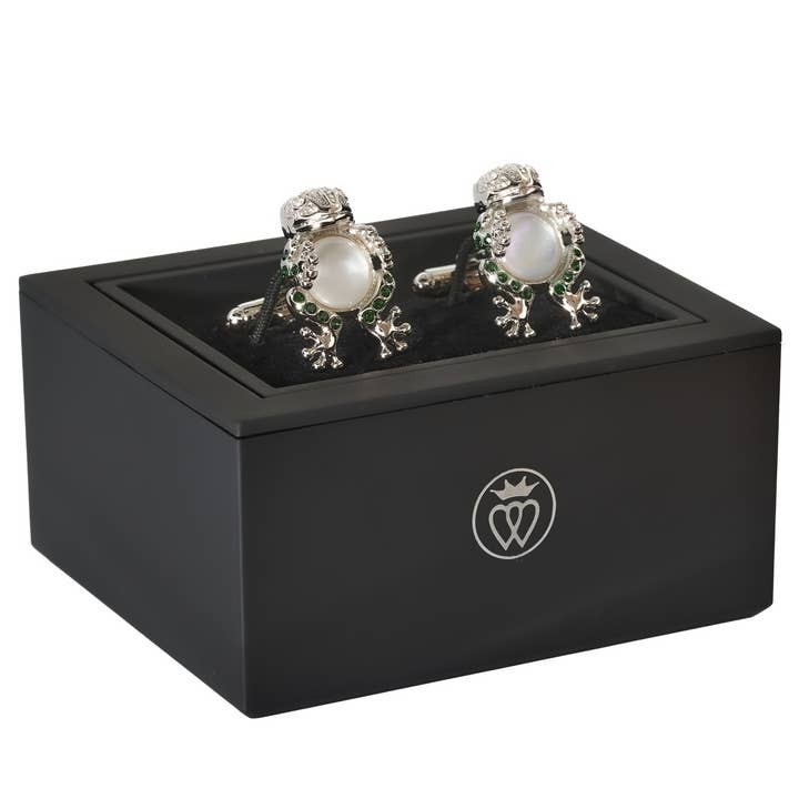 Prince of Scots - Wholesale Cufflinks - Crystal Frog Prince Cufflinks
