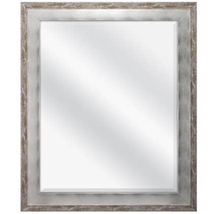 22"x28" GREYWASH WALL MIRROR C/P 1 for wholesale by GreatBuy.com