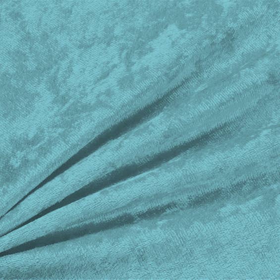Tessuto Velour Panne Schiacciato Verde Acqua Chiaro 58/60" per Abiti per la vendita all'ingrosso da parte di Radyan Fabrics