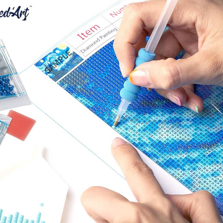 Figured'Art - Wholesale DIY Craft Kit - Diamond Painting - Hummingbird in the Night5