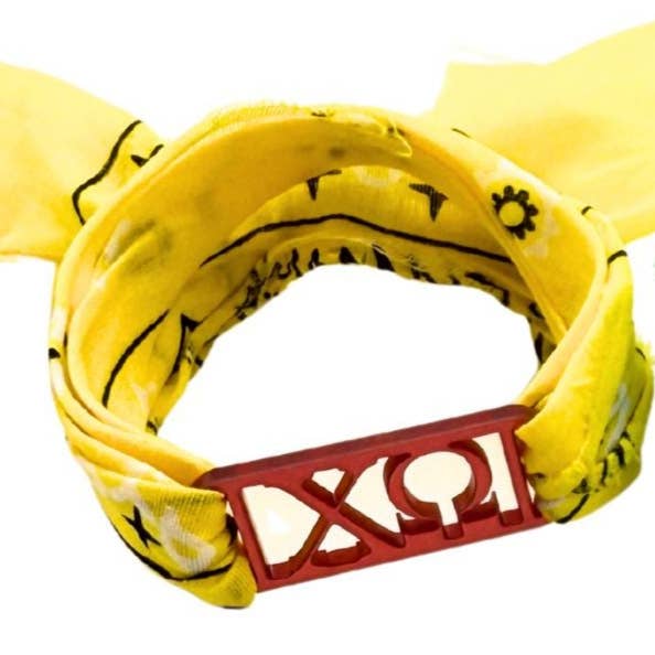 Sarahndipity Shop - Wholesale Bandana - Women's - Bandana Wrap w/ Sorority Acrylic Slide 1