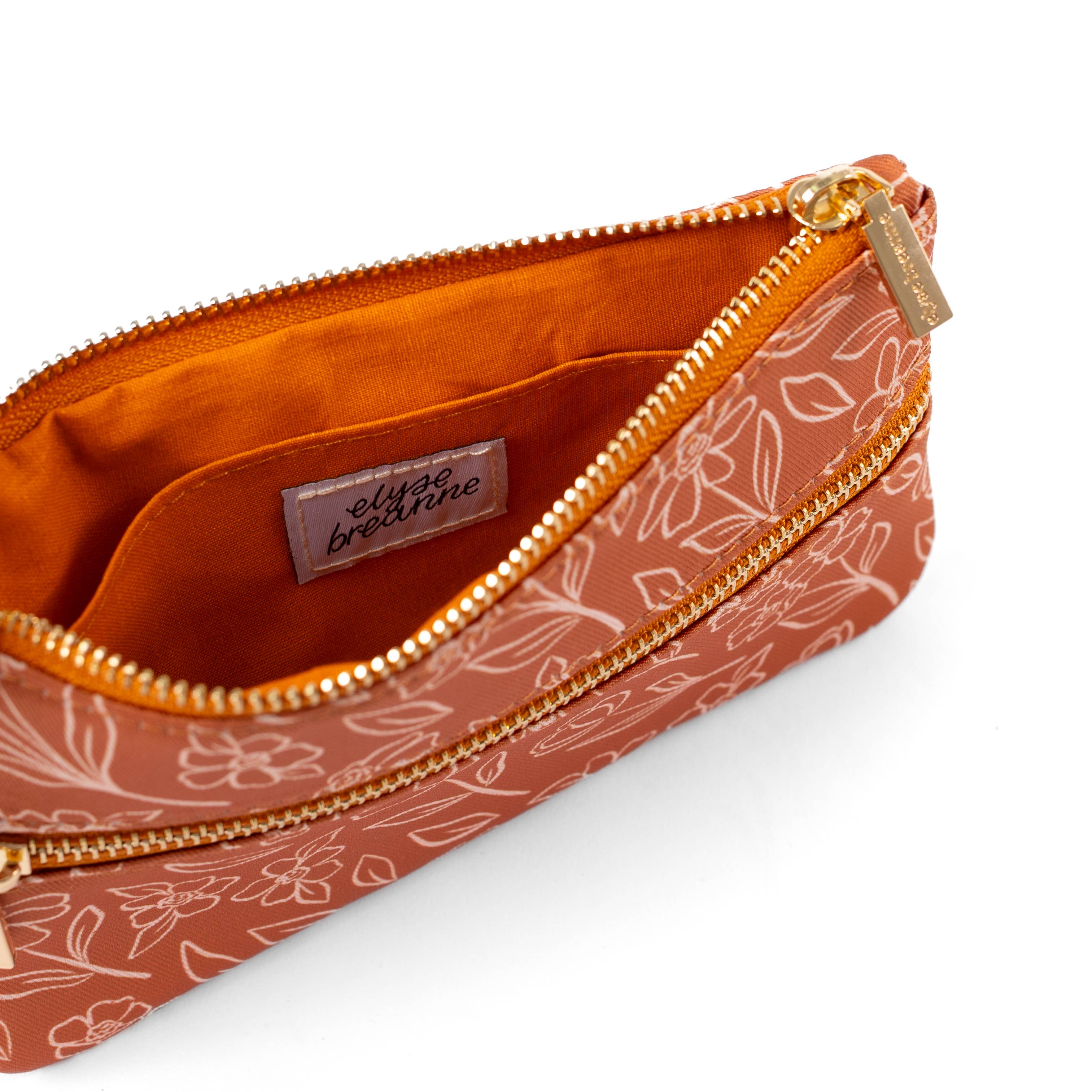 Elyse Breanne Design - Wholesale Pencil Case/Pouch - Terracotta Floral Pencil Pouch | Fall & Halloween1