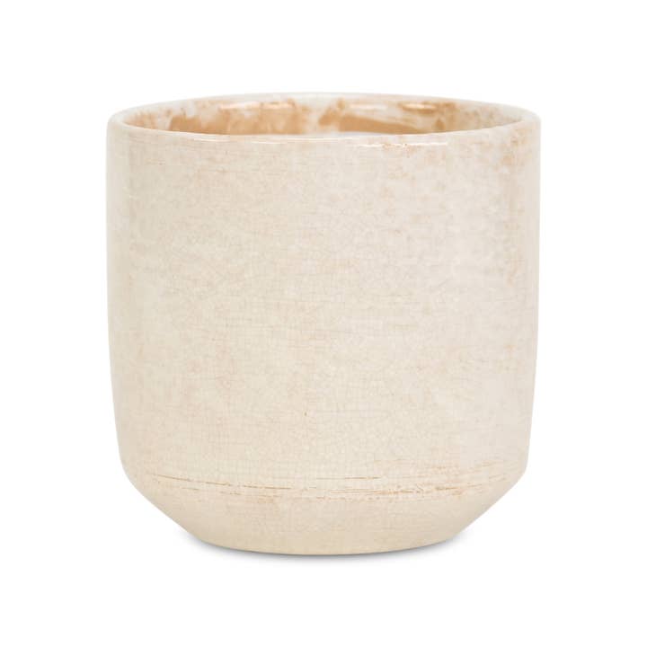 Cheungs Home Decor - Wholesale Plant Pot - Lavina Mosaic Pattern White Ceramic Pot
