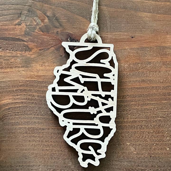 Schaumburg, IL Ornament for wholesale by Made by One32