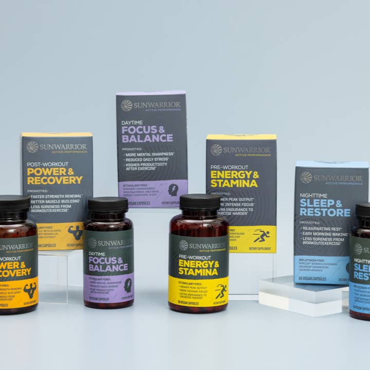 Sunwarrior - Wholesale Oral Supplement/Vitamin - Sunwarrior Active Daytime Capsules - Focus & Balance9