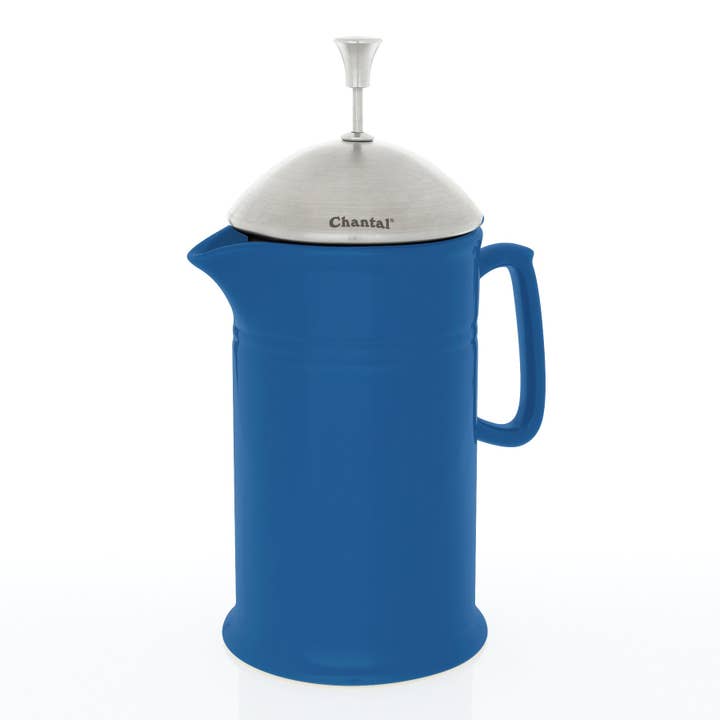 Ceramic French Press (28oz) with Stainless Steel Plunger Scr for wholesale by Chantal Cookware