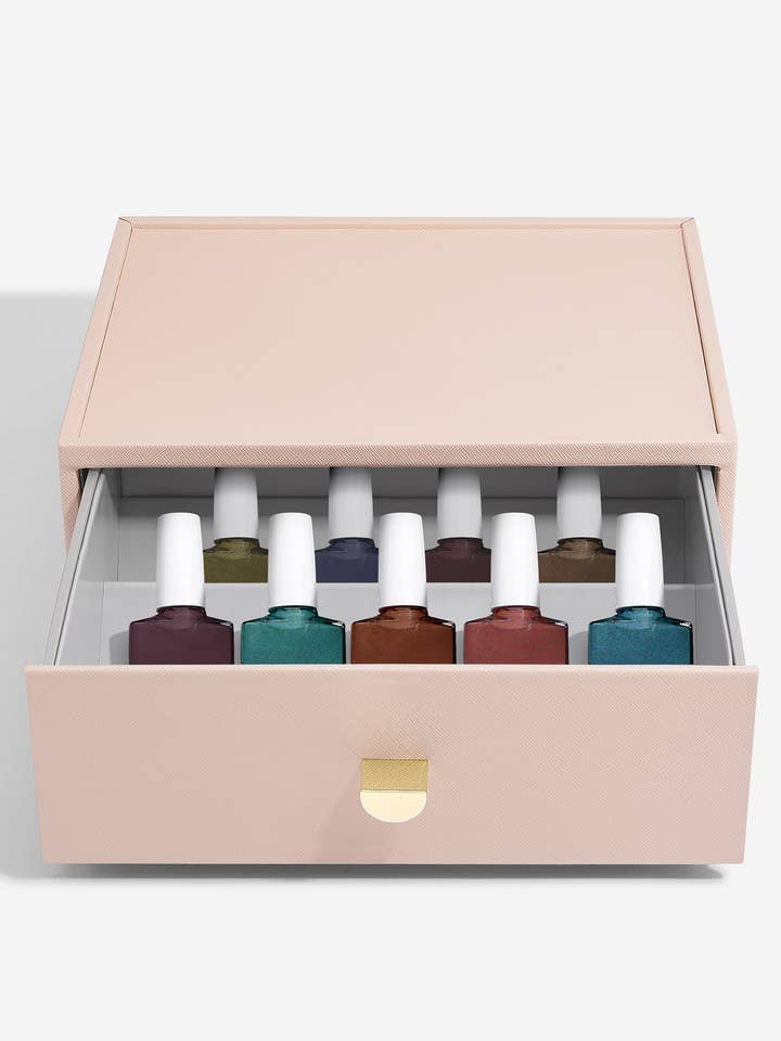 Blush Pink Classic Nail Polish Drawer for wholesale by Stackers