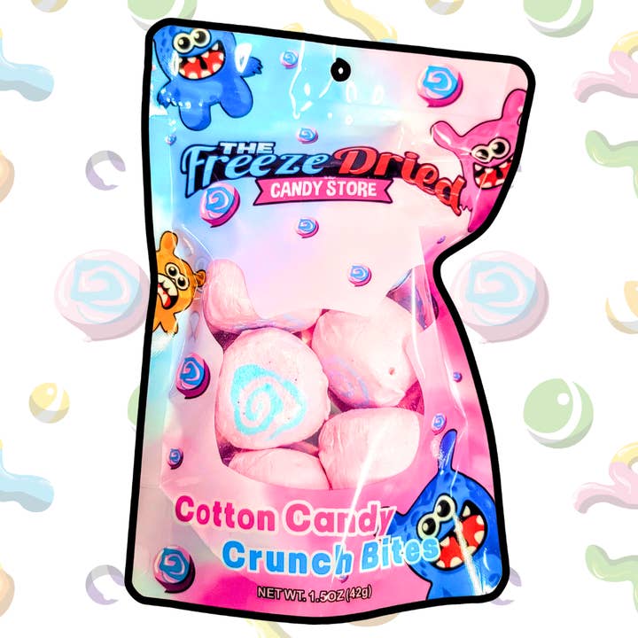 Cotton Candy Crunch Bites for wholesale by The Freeze Dried Candy Store
