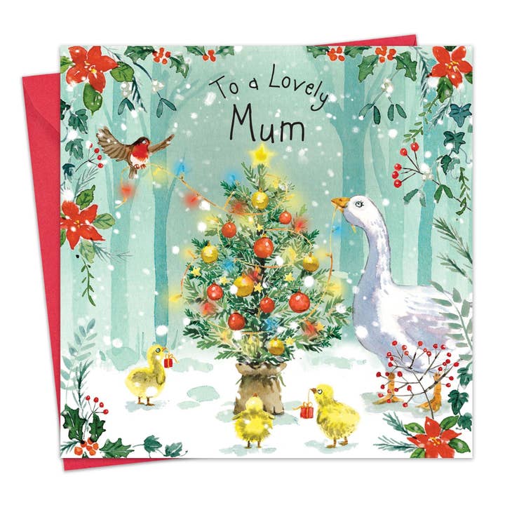 Lovely Mum Merry Christmas Card for wholesale by Twizler Ltd