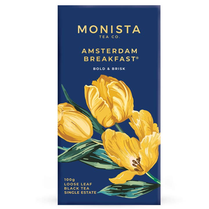 Amsterdam Breakfast Tea Refill Box for wholesale by Monista Tea Co.