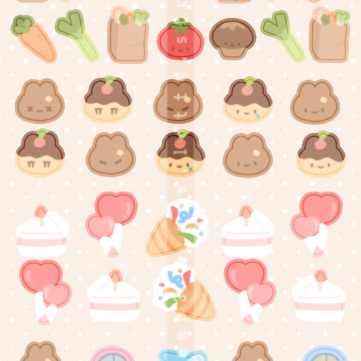 Planner Bun Sticker Sheet for wholesale by Lottemp3