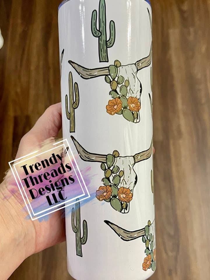 Gobelet Western pour la vente par Trendy Threads Designs LLC