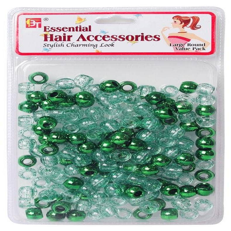 KT Supply - Wholesale Retailerdisplay - Grote Ronde Galactische Kralen Waardepakket Galactisch Groen0