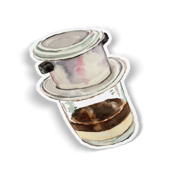 Vietnamese Coffee Sticker for wholesale by kathyphantastic