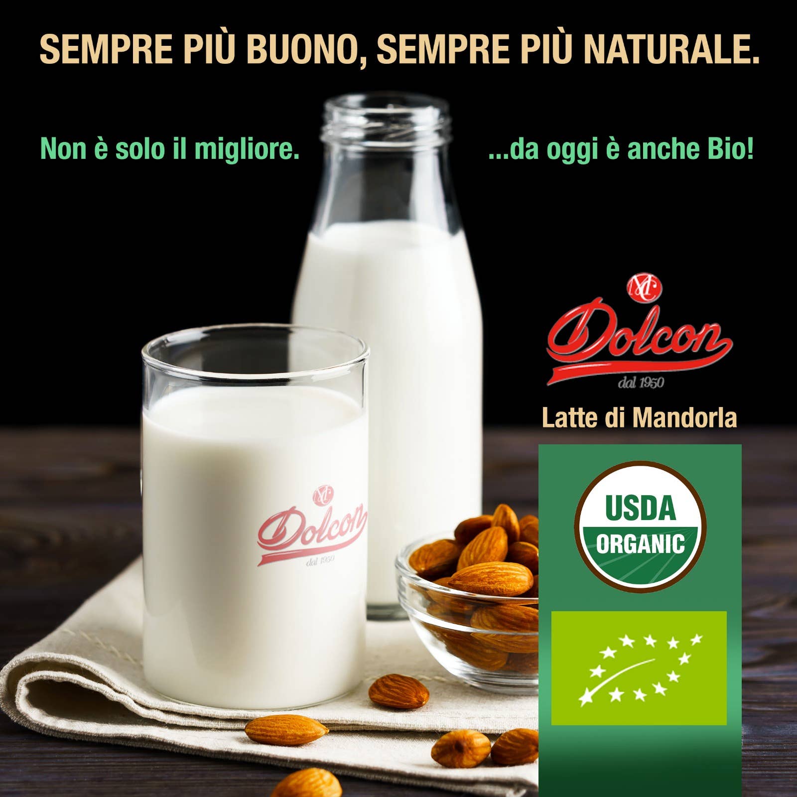 Dolcon - Wholesale Non-Dairy Milk - Organic almond milk without natural sugar1