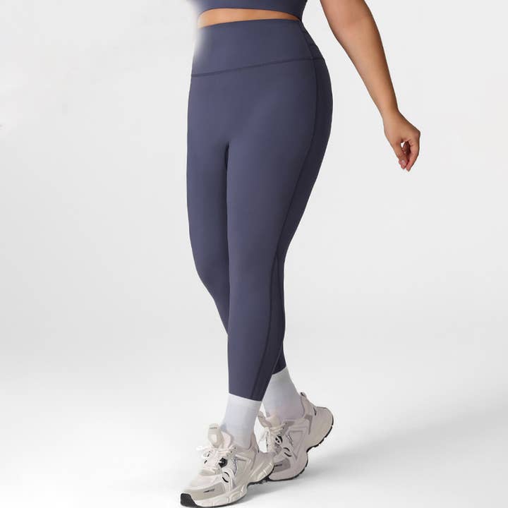 Sodalemon - Wholesale Athletic/Lounge Leggings - Women's - Women's Plus Size Tight-Fitting Bubble Butt Yoga Leggings2