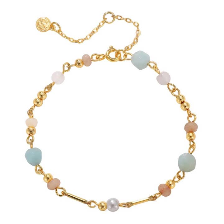 Pastel Pearl Bracelet for wholesale by LA MENO