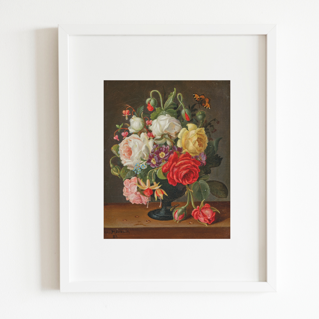 Sea to Skye - Wholesale Art Print - Still Life Florals 19th Century I Antique Art Print 2