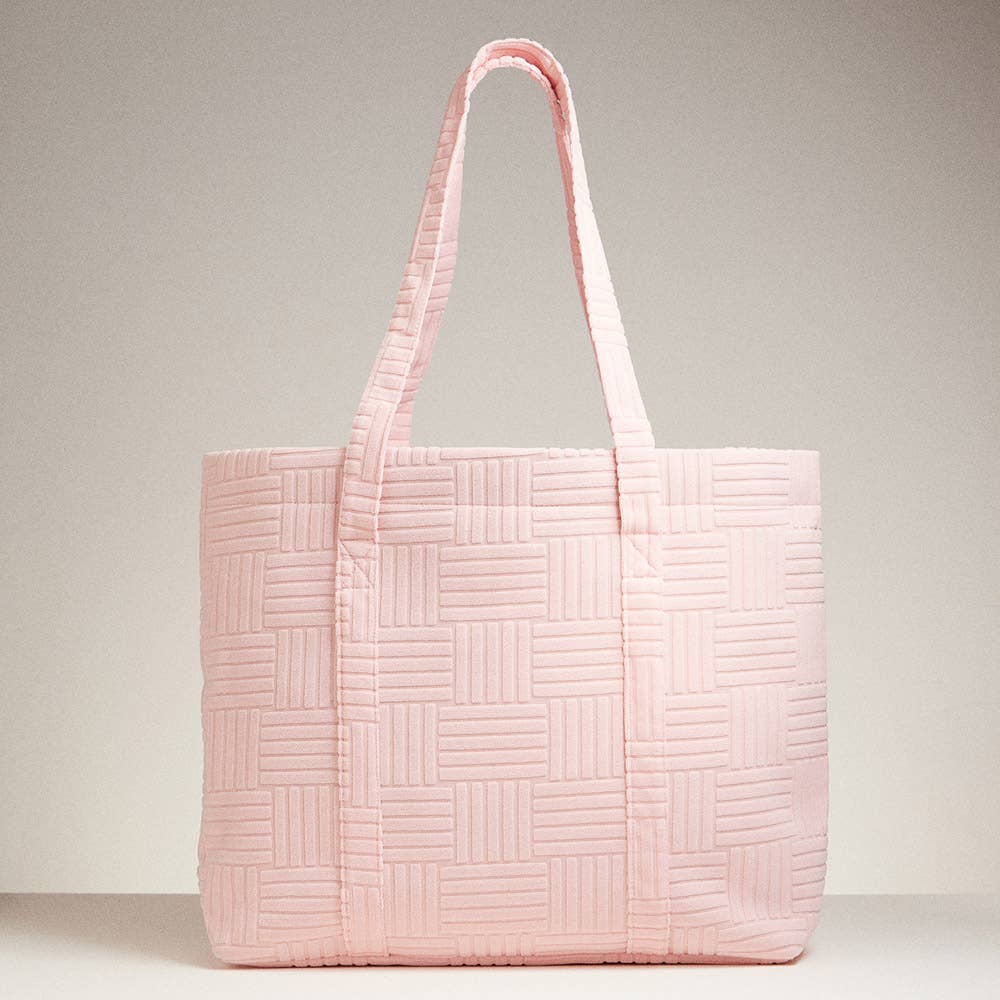 Sensibling Corp. - Wholesale Tote Bag - Women's - Grid Pattern Everyday Tote Bag21