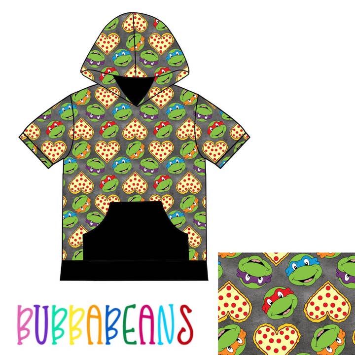 Veste à capuche Turtle Power pour la vente par Bubbabeans