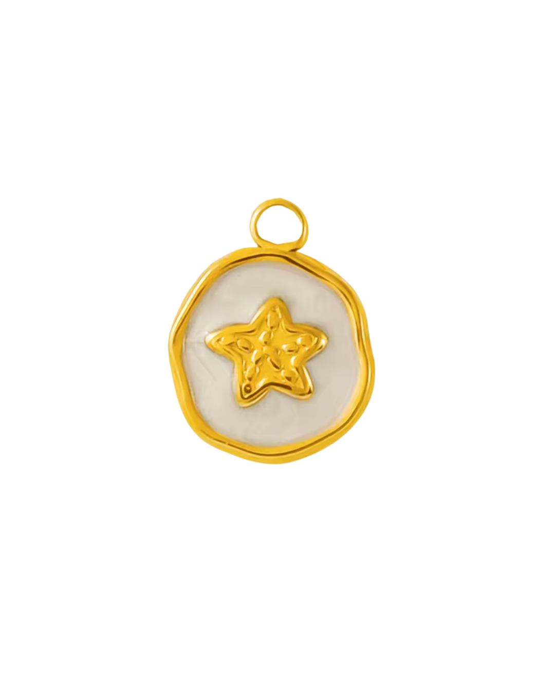 Coco Luna Collection - Wholesale Individual Charm/Pendant - White & Gold Ocean Life - Make A Charm Bracelet or Necklace20