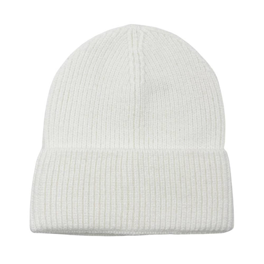Sensibling Corp. - Venta al por mayor Gorro de lana - Unisex - Gorro de punto acanalado liso con puños11