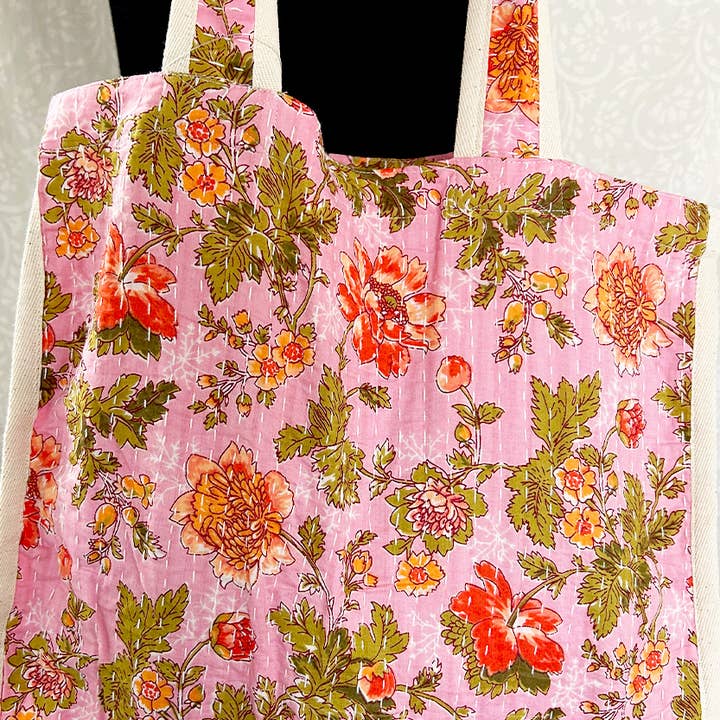 Sevya Handmade – Engroshandel Tote bag - Dame – Kantha indkøbsnet fra Sevya Handmade9