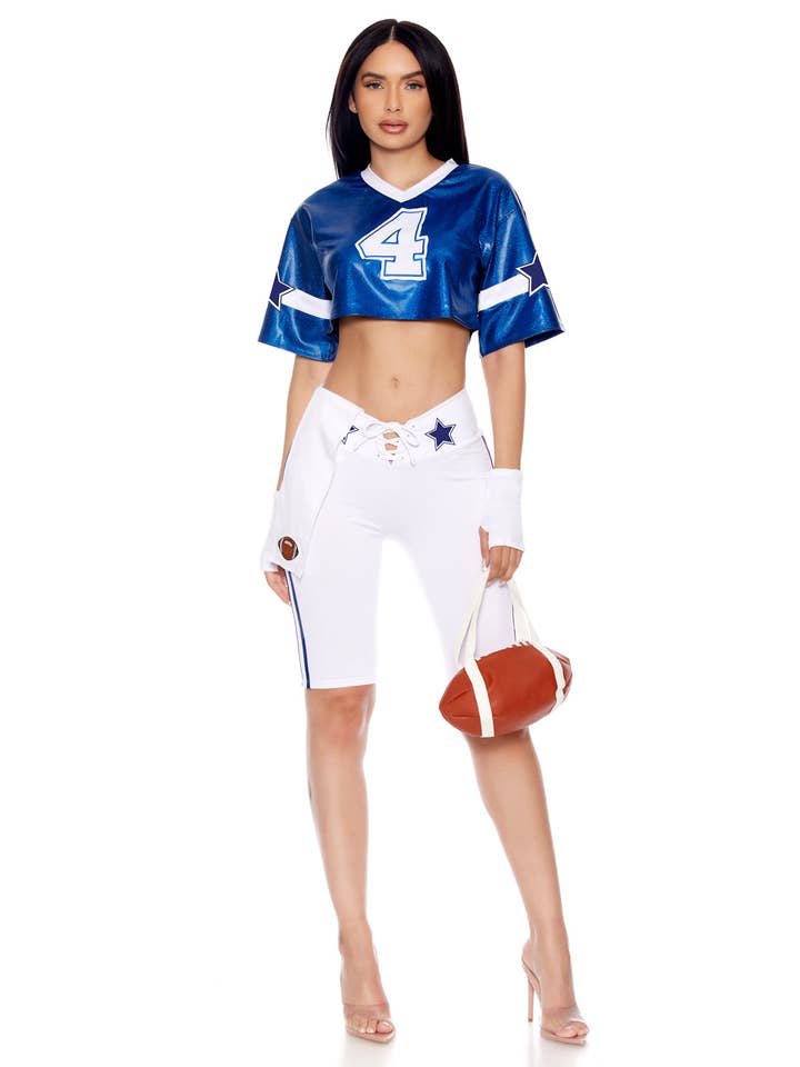 Multicolor Star MVP Sexy Football Player Costume for wholesale on Faire