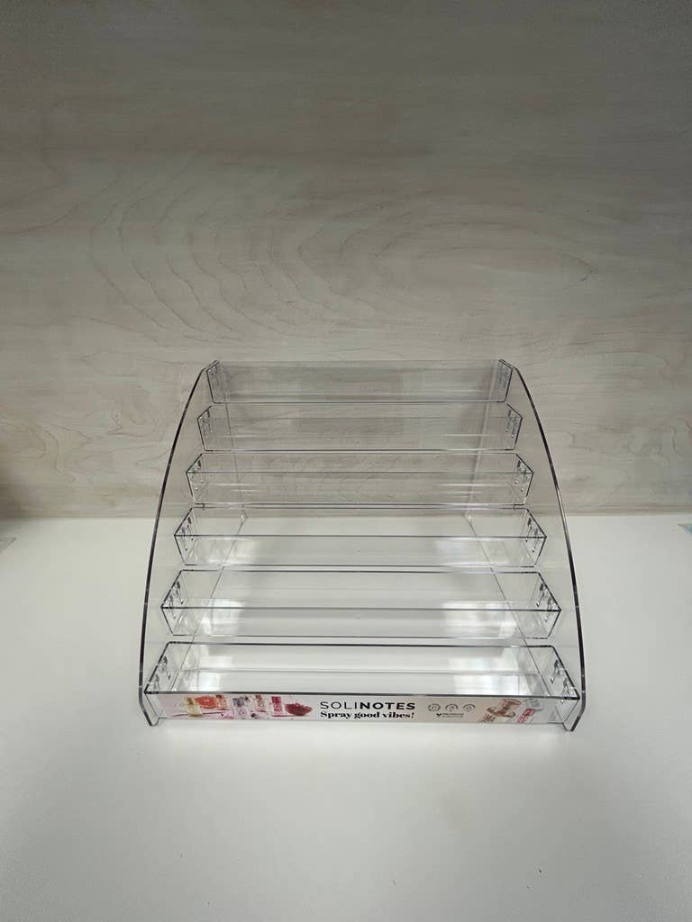 Solinotes (US Stores) - Distributed by Scents of Europe - Wholesale Retailer Display - Beauty & Wellness - Acrylic Display for the Mini Perfumes - ONLY Display4