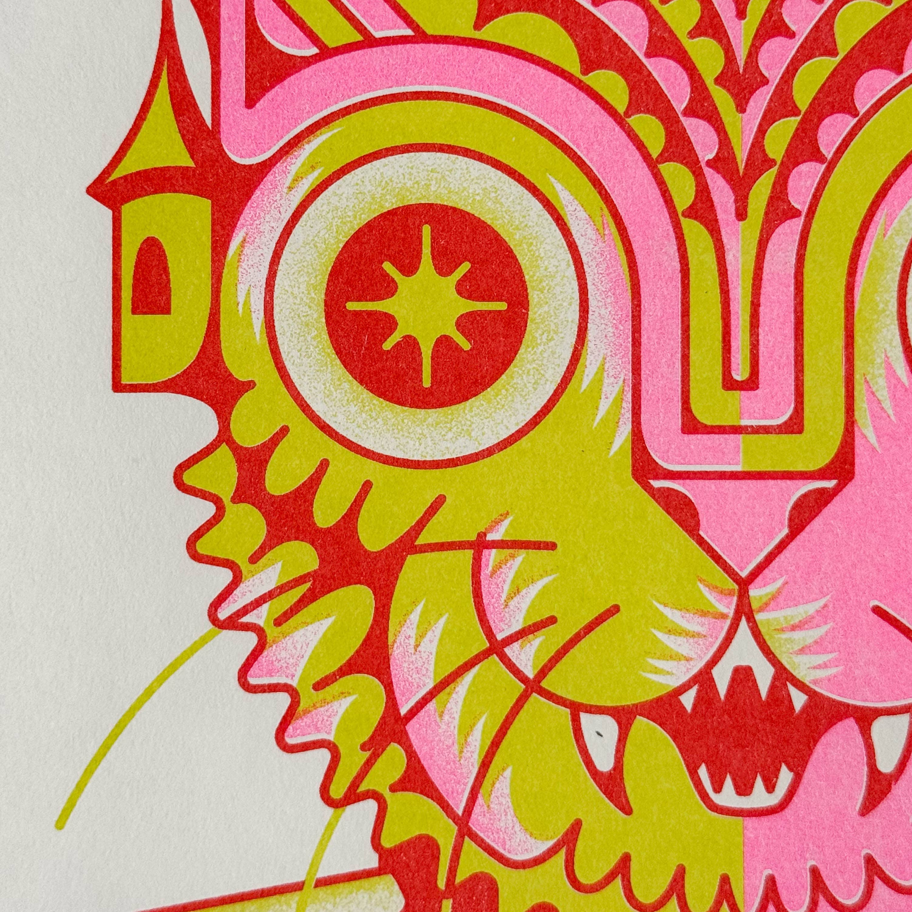 StarKeep Studio - Wholesale Art Print - Brute's Chateau Risograph Print | 8.5x11 Riso Print4