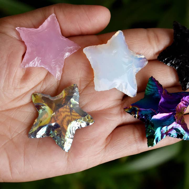 Arrowheads | Flat Stars | Jewelry Making Crystals for wholesale by Soothing Crystals