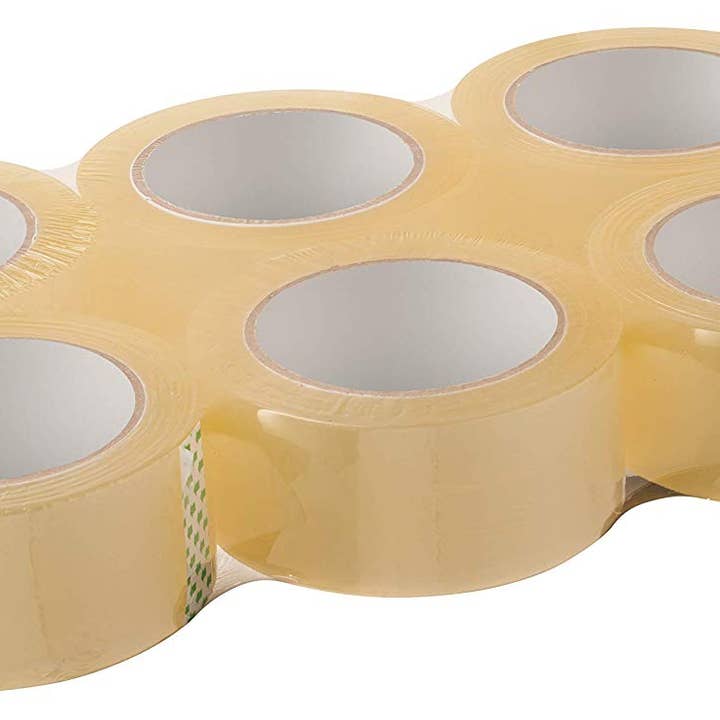 EcoQuality – Großhandel Klebeband – Durchsichtiges Verpackungsband 1,8 ml, 3 Zoll x 110 Meter oder 2 Zoll x 1103