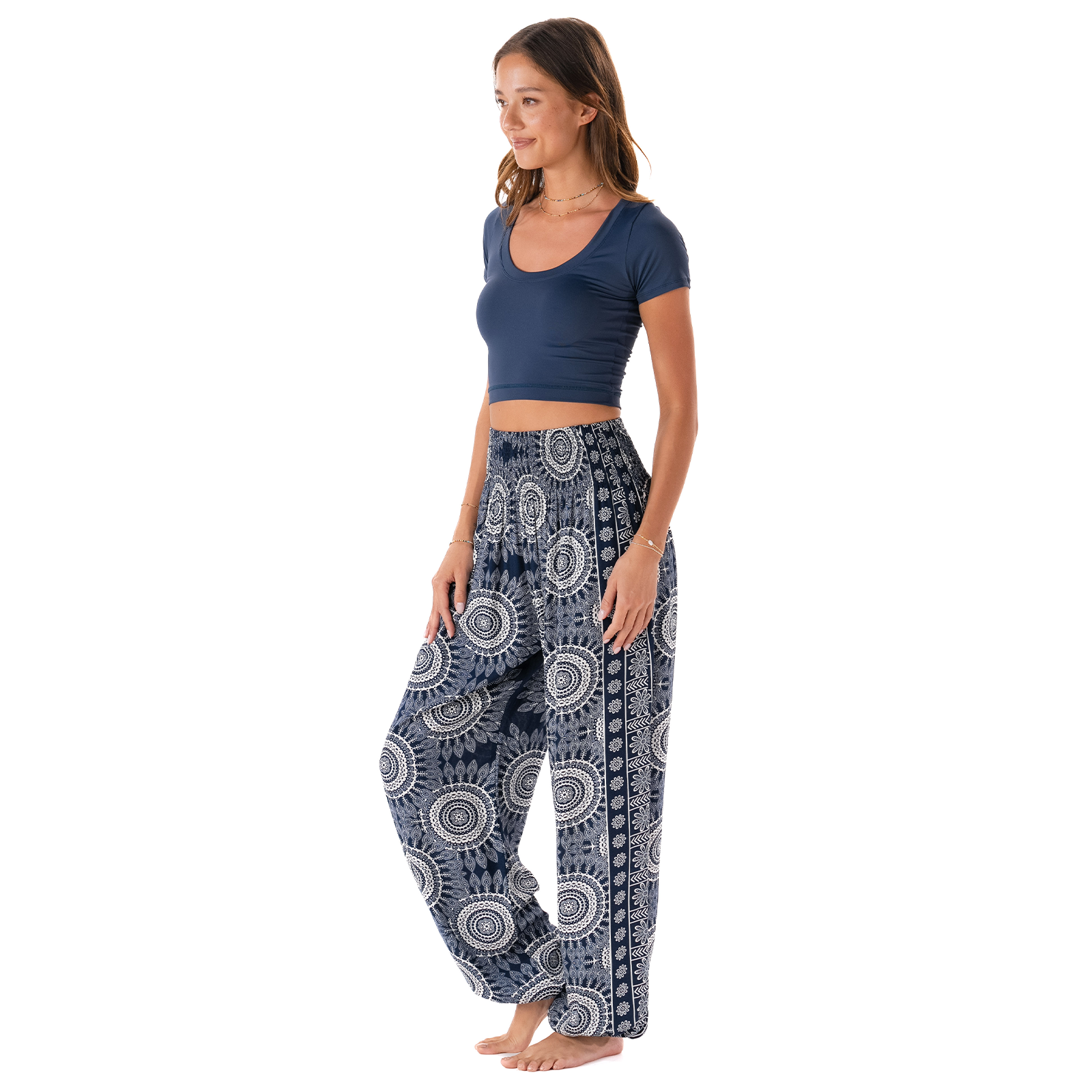 Lotus and Luna - Wholesale Pants - Women's - Como Harem Pants with Pockets7