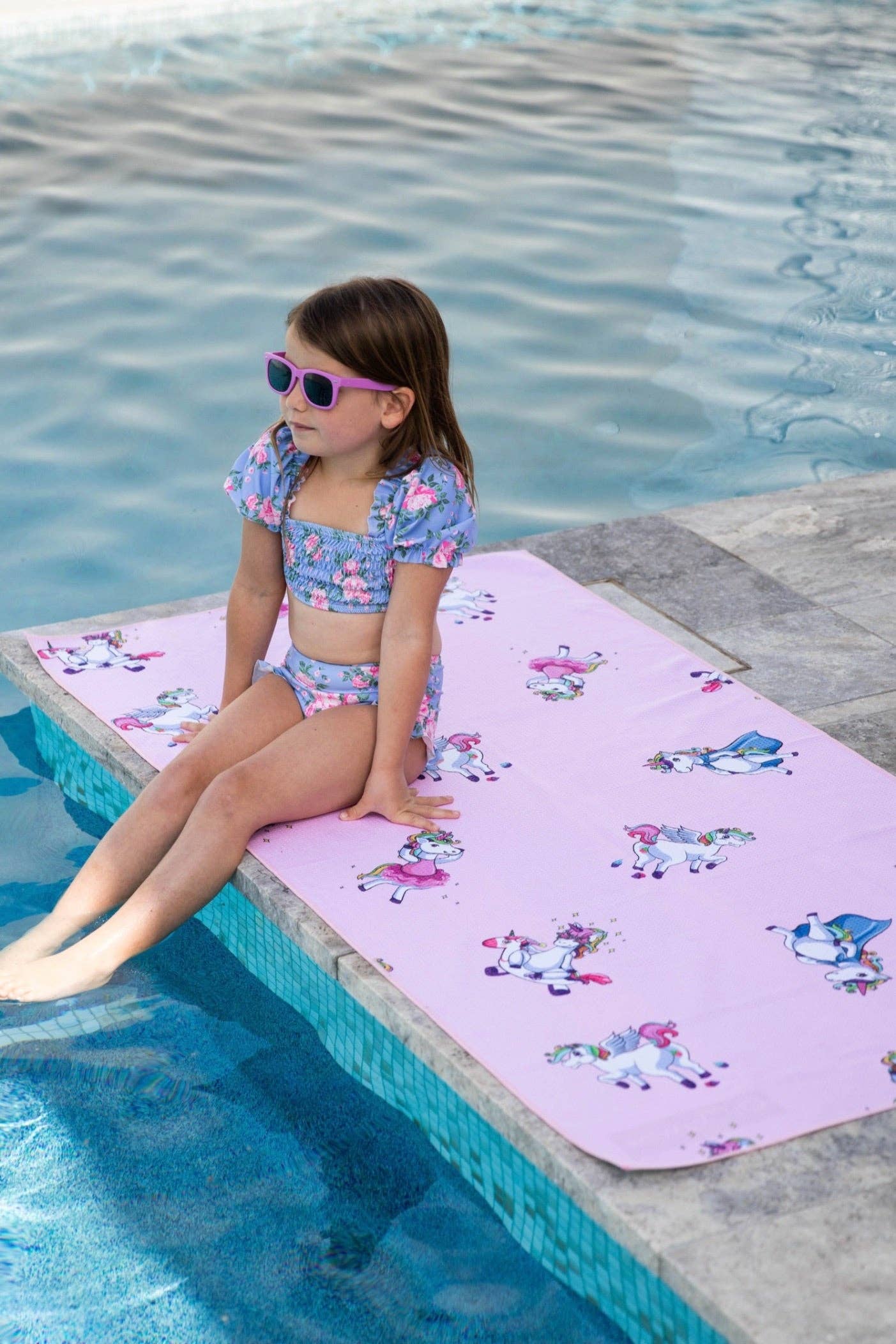 Cheeky Winx - Wholesale Beach Towel - Kids Beached Unicorns1