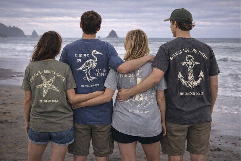 NW Accent - Wholesale Screen Printed T-Shirt - Men's - Tide and Timber Tee3